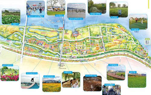 '삼락생태공원 안내도' - 부산 사상구 여행 정보 | Ktourmap.Com